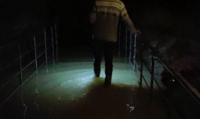 Mağarayı su bastı, ziyarete kapatıldı