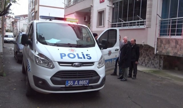 Mahsur kalan kedi için polis ve itfaiye ekipleri seferber oldu