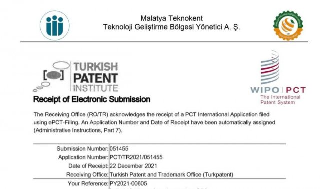 Malatya Üniversitesi&#039;nin ilk patent başvurusu yapıldı