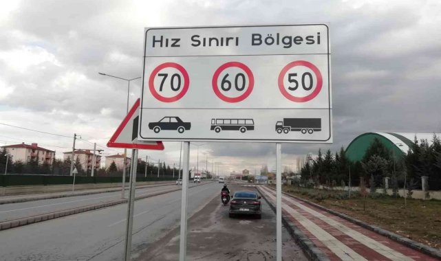 Malatya'da hız limitleri yeniden belirlendi