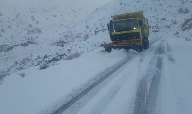 Malatya'da karla mücadele çalışmaları başladı