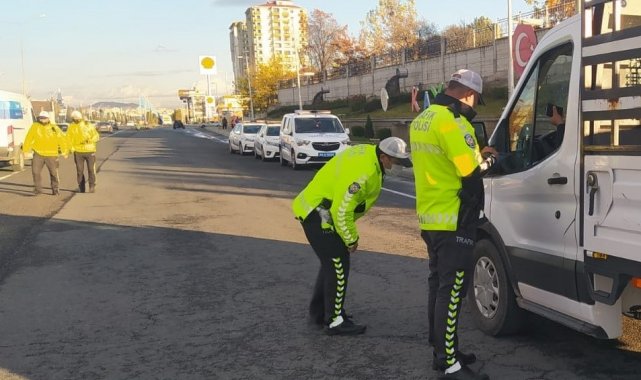 Malatya'da kış lastiği denetimi sıkı başladı