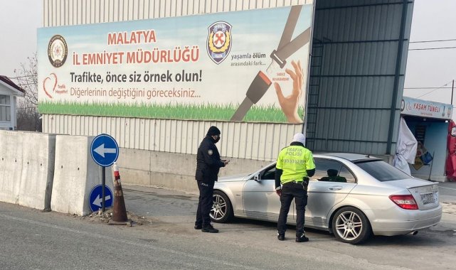 Malatya'da polisten yılbaşı alarmı