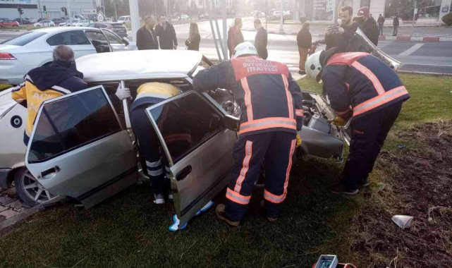 Malatya'da trafik kazası: 1 yaralı