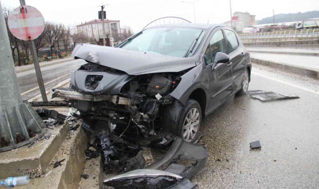 Malkara'da trafik kazası: 1 yaralı