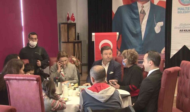 Maltepe'de engelli bireyler kahvaltıda bir araya geldi