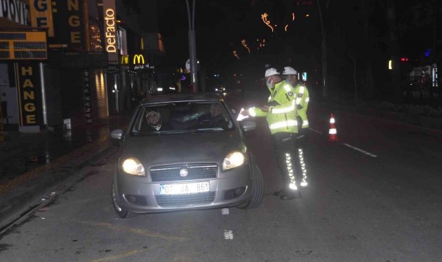 Manavgat&#039;ta yılbaşı öncesi 57 personelle trafik denetimi