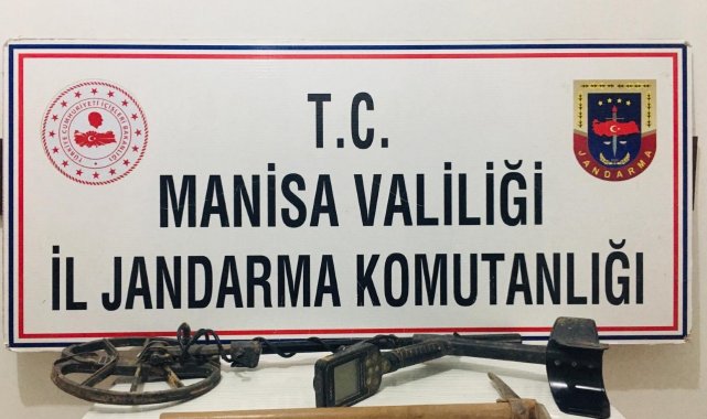 Manisa&#039;da 1. derece sit alanında kaçak kazıya suçüstü