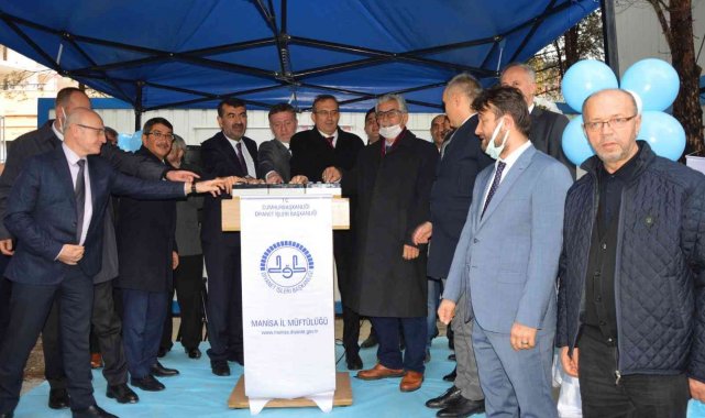 Manisa'da 'Din hizmetleri Merkezi'nin temeli dualarla atıldı