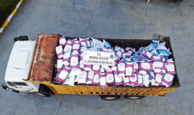 Manisa'da 59 ton sahte gübre ele geçirildi