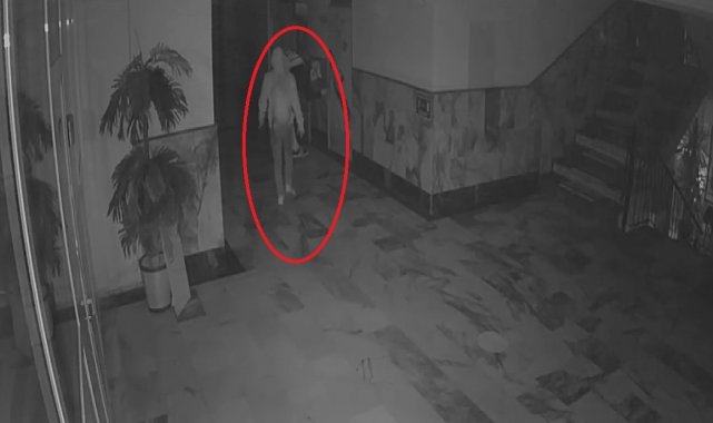 Manisa'da okula giren hırsızlar kameraya yakalandı