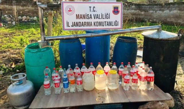Manisa'da sahte 800 litre şarap, 70 litre rakı ele geçirildi