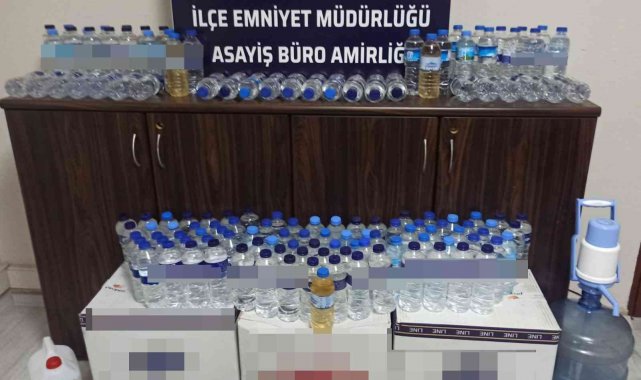 Manisa'da sahte içki operasyonu: 1 kişi gözaltına alındı
