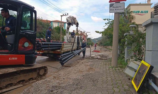Marmaris İçme suyu hatları yenileniyor
