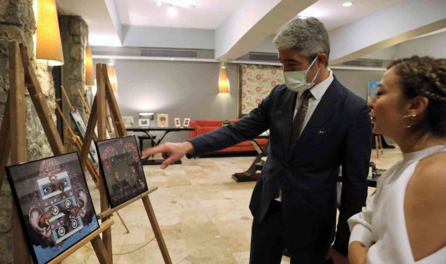 Marmaris "Aferim Kızıma" sergisi açıldı