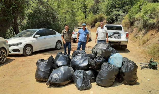 Marmaris'te 1 yılda 57 bin ton çöp toplandı