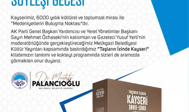 Melikgazi'de iki program birden
