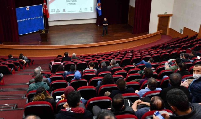 Mersin Üniversitesi personeline 'Yangın Güvenliği Eğitimi' verildi