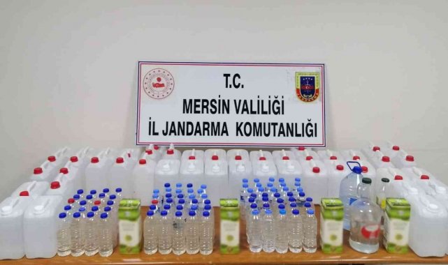 Mersin&#039;de sahte içki operasyonu: 5 gözaltı