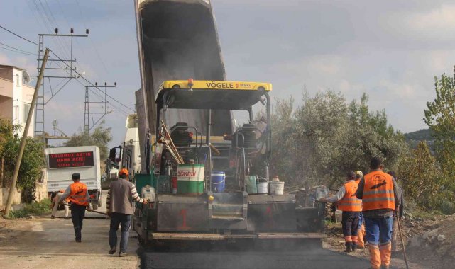 Mersin'de yol çalışması sürüyor