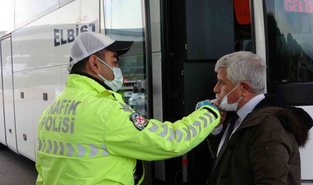 Mersin'de yolcu otobüslerine kış denetimi