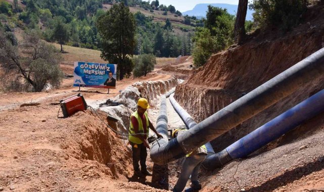 MESKİ Tarsus'taki içme suyu çalışmalarını sürdürüyor