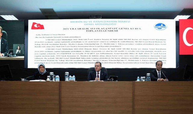MESKİ'nin 2022-2024 dönemi bütçesi kabul edildi