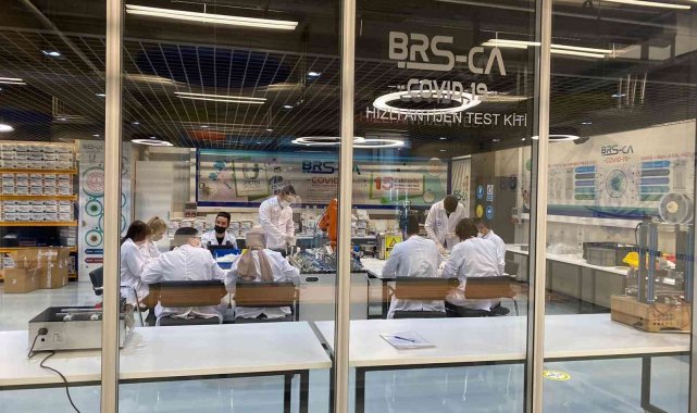 Meslek liseleri bir ilki daha gerçekleştirerek antijen kiti üretti