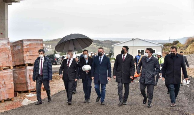 Mesleki ve Çevresel Hastalıklar Hastanesi'nde kaba inşaat tamamlanma aşamasında