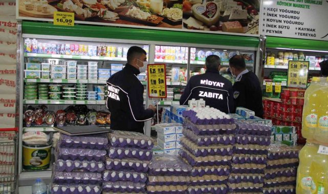 Midyat&#039;ta fiyat denetimleri aralıksız devam ediyor