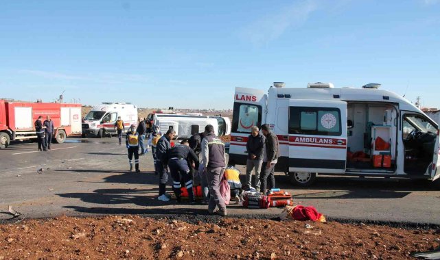 Midyat'ta zincirleme trafik kazası: 1 ölü, 5 yaralı