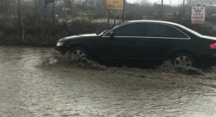 Milas'ı sel aldı...