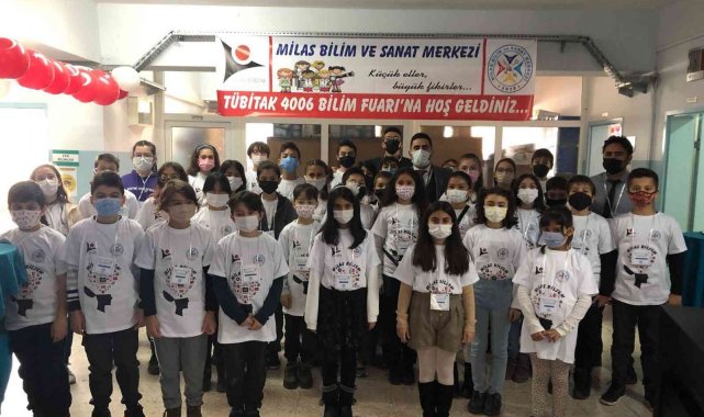 Milas'ta 'TÜBİTAK 4006 Bilim Fuarı' açıldı