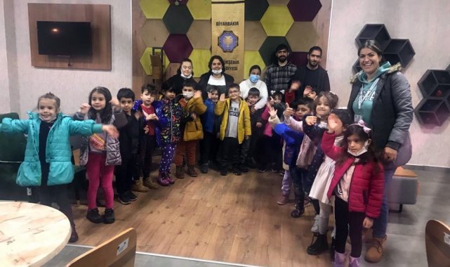 Minikler Aktif Yaşam Merkezini ziyaret etti
