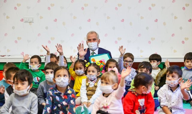 Miniklere özel açılan projeye ziyaret