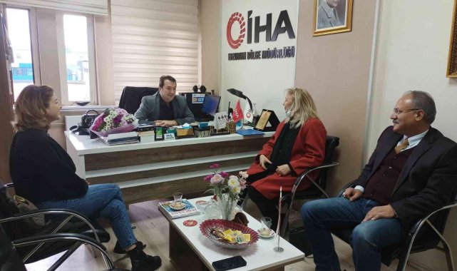 Mobbing ile Mücadele Derneği'nden İHA'ya geçmiş olsun ziyareti