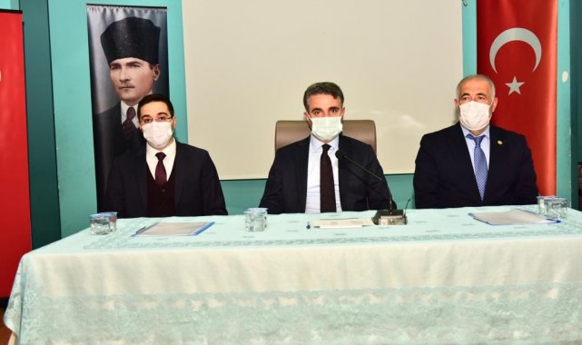 Müdürler ile muhtarlar bir araya geldi