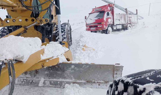 Muradiye'de 15 yerleşim yerinin yolu kapandı