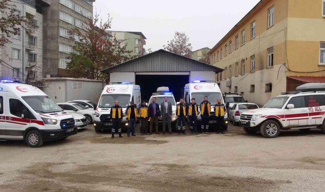 Muş 112 Acil Servis ekipleri kışa hazır