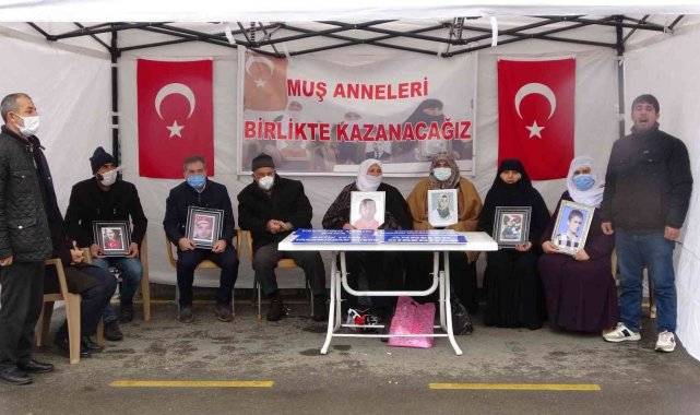 Muş'ta evlat nöbeti tutan ailelerin sayısı 23'e yükseldi