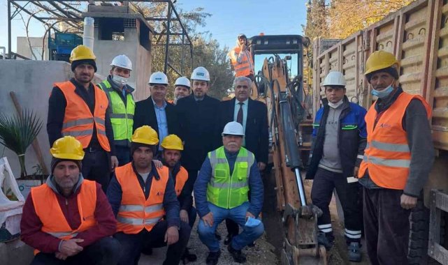 Mut&#039;ta doğal gaz boru hatları döşenmeye başlandı