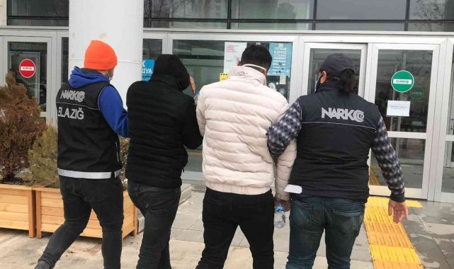 Narkotik köpeği &#039;Alex&#039; uyuşturucuya geçit vermedi: 2 gözaltı