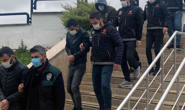 Narkotik operasyonunda 5 tutuklama