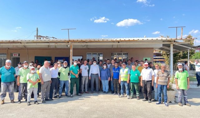 Nazilli Belediyesi yeni yıl öncesi işçileri sevindirdi