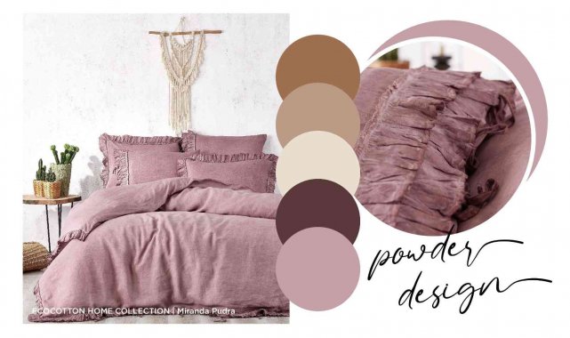 Nevresim takımları için renk trendi