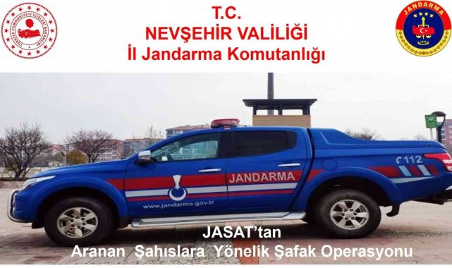 Nevşehir'de aranan şahıslar yakalandı