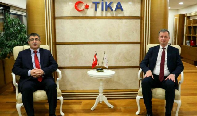 NEVÜ Rektörü Aktekin TİKA Başkanı Serkan Kayalar'ı Ziyaret Etti