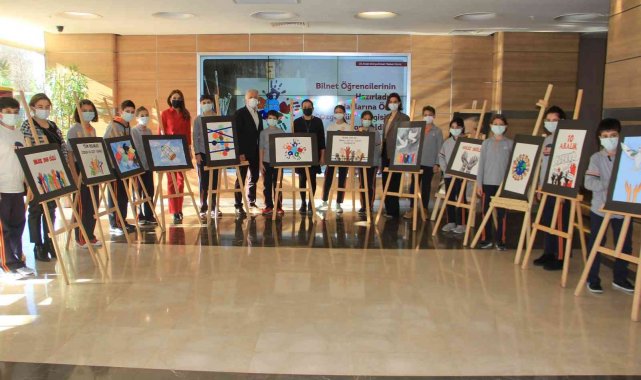 Öğrencilerin 'Özgürlük Sergisi'