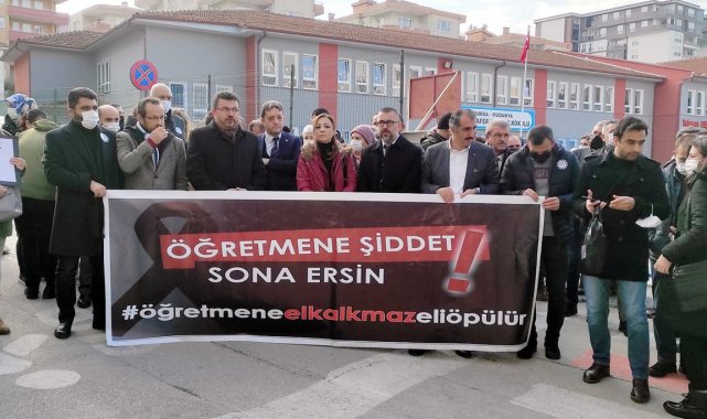 Öğretmene yapılan saldırıyı kınadılar