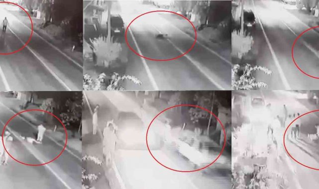 Ölüme böyle gitti... Feci kaza anı kamerada